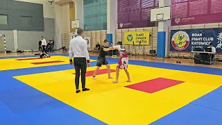 Walka nr 1 Ne Waza No Gi OGÓLNOPOLSKA LIGA DZIECI I MŁODZIEŻY W JU JITSU SPORTOWYM, Katowice 24.05