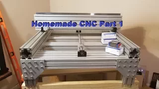 Homemade DIY CNC build part 1 (Building the Fame)