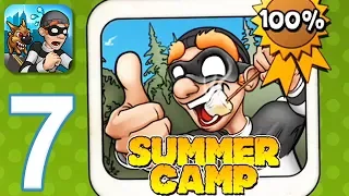 Robbery Bob - Gameplay Walkthrough Part 7 - Chapter 7: Summer Camp (iOS, Android)