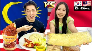 Korean Life in Jakarta vs KL 🇮🇩🇲🇾🇰🇷 (Sub) #sambal #ayampenyet #jakarta  #indonesia #malaysia #bolu