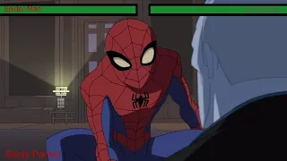 Spectacular Spiderman Vs Tombstone With Healthbars | Spectacular Spiderman (2008) 4K