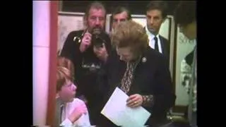 Thatcher Visits Wrexham 1984