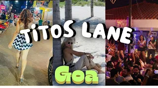 Real Titos Lane during Night! From start to end !Goa Night Clubs ! #Goa #nightclub #baga