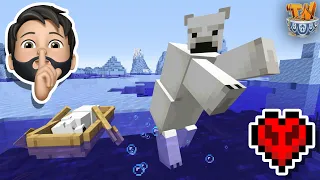 I Kidnapped a BABY POLAR BEAR In Minecraft Hardcore!