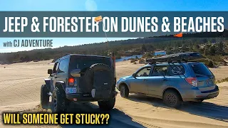 Can a Subaru keep up with a Jeep on the Oregon Dunes?