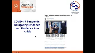 2020 05 20 07 00 COVID 19 Pandemic  Navigating Evidence and Guidance in a crisis