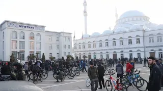 В Махачкале прошел вело-мотопробег