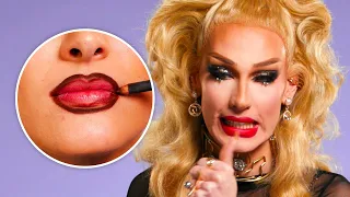 HILARIOUS Drag Queen reacts and reproduces some WEIRD beauty hacks