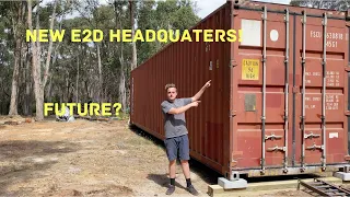 Shipping Container Workshop Build