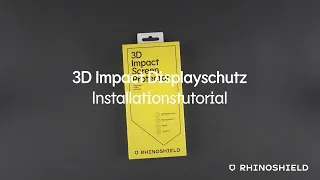 3D Impact Displayschutz - Installationstutorial