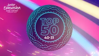 Junior Eurovision Top 50 Most Watched 2022 - 40 to 31