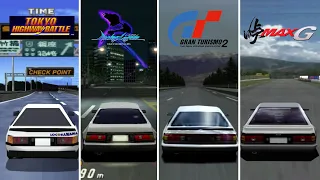 Toyota Corolla AE86 In PS1 Racing Games