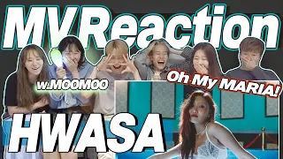 eng) HWASA 'MARIA' MV Reaction | 화사 마리아 뮤직비디오 리액션 | Fangirl & Fanboy Moment | J2N VLog