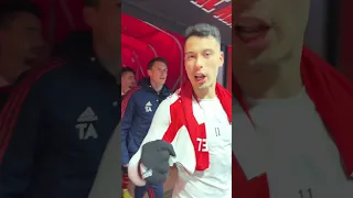TUNNEL CAM | Arsenal players enter dressing room after dramatic victory over Bournemouth! #shorts