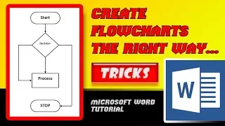 How to create a Flow Chart in Microsoft Word the right way