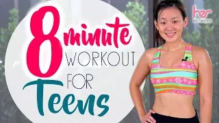 8-Minute Workout for Teens (Back-to-School) | No Equipment | Joanna Soh