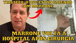 Marrone INTERN4DO às PRESSAS e no SIG1LO após CIRURG1A, segundo Jornalistas. Assessoria esclareceu!