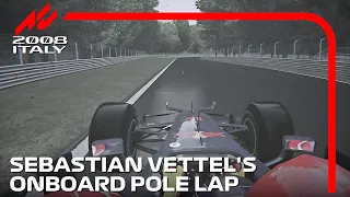 Sebastian Vettel's First Pole Position! | 2008 Italian Grand Prix | #assettocorsa