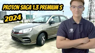 Proton Saga 1.3AT Premium S 2024 . Best Selling Sedan Car