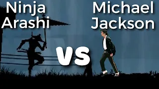 Arashi VS Mickael Jackson Fun Video With - Ninja Arashi 2 Funny Moments - THE KING OF DARK