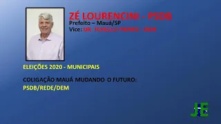 Jingles Eleições 2020 | Zé Lourencini (PSDB) - Prefeito Mauá/SP