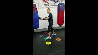 How to move laterally on a boxing bag