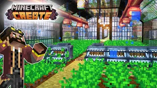 I automated ALL THE CROPS in Minecraft Create Mod!