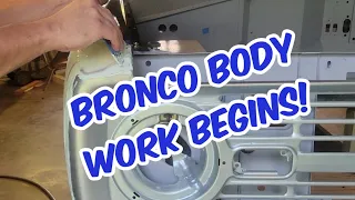 Body Work Begins - 1966 Ford Bronco Restoration Project