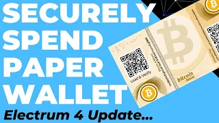 Securely Withdraw a Bitcoin Paper Wallet: Offline Signing with your air-gapped Phone via Electrum
