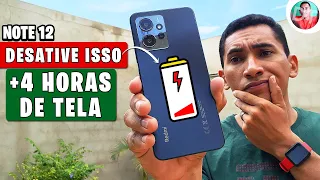 Desative o VILÃO da BATERIA do Redmi Note 12 - Antes que seja tarde