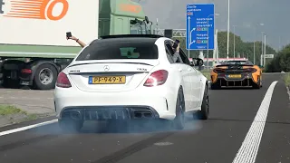 Supercars Accelerating! 550HP 997 Turbo, BRABUS C63S, 600LT, CTSV, RS6 ABT, 991 GT3 iPE, 1052HP E63S