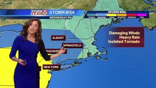 Video: Mild day, temps sneak up into 50s