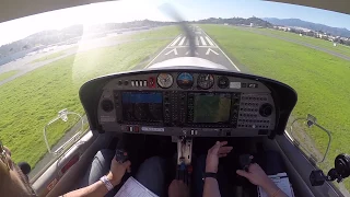 Diamond DA40 Landing