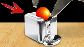 Experiment: Glowing 1000 degree Metal Ball VS Gallium