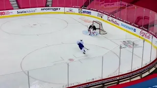 Cole Caufield shows off absurd hands in practice shootout