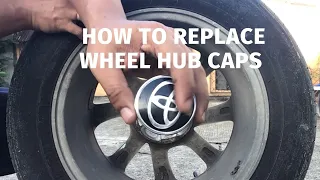 How to Replace Wheel Caps - Toyota Wigo, Ayla, Agya, & Perodua Axia