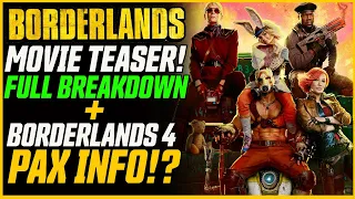 NEW BORDERLANDS MOVIE TEASER TRAILER! + More BL4 Pax Info! // Borderlands News