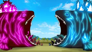 EVOLUTION OF SHIN BLOOPZILLA vs DARK BLOOPZILLA : Monsters Ranked From Weakest To Strongest