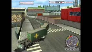 ETS Reversing double trailer.wmv