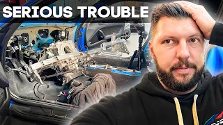 REBUILDING A WRECKED 992 PORSCHE GT3 REPLACING PYRO FUSE SERIOUS TROUBLE (PART # 2)