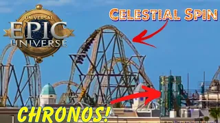 Epic Universe Construction Update | Star Fall Racers and Dark Universe Coaster Testing!