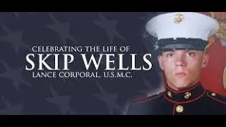 Funeral procession for U S  Marine Skip Wells | Interstate Traffic Stopped!  #FuneralProcession