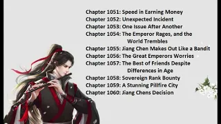 Chapters 1051-1060 Sovereign of the Three Realms Audiobook