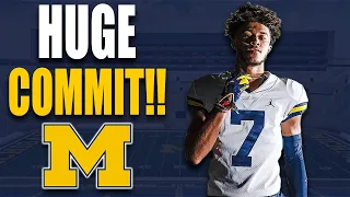 Michigan Lands HUGE Commitment From 4-Star LEGACY Recruit Channing Goodwin!!