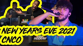 CNCO perform Hero & Mis Ojos lloran por ti  New Year's Eve 2021 ( Reaccion ) NYC Fumando Hookah