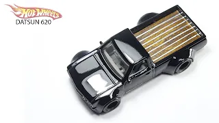 I TRY TO CUSTOMIZE MY DATSUN 620 PICKUP HOT WHEELS and then this happened