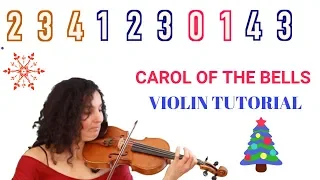 How To Play Carol Of The Bells On The Violin 🎻 Tutorial