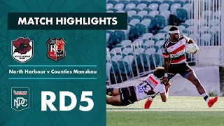 Bunnings NPC 2022 | Round 5 Highlights | North Harbour v Counties Manukau