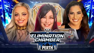 Iyo Sky vs Raquel Rodriguez vs Liv Morgan Women's Title Full Match WWE Elimination Chamber 2024