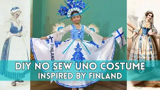 DIY | No Sew UNO Costume | Finland